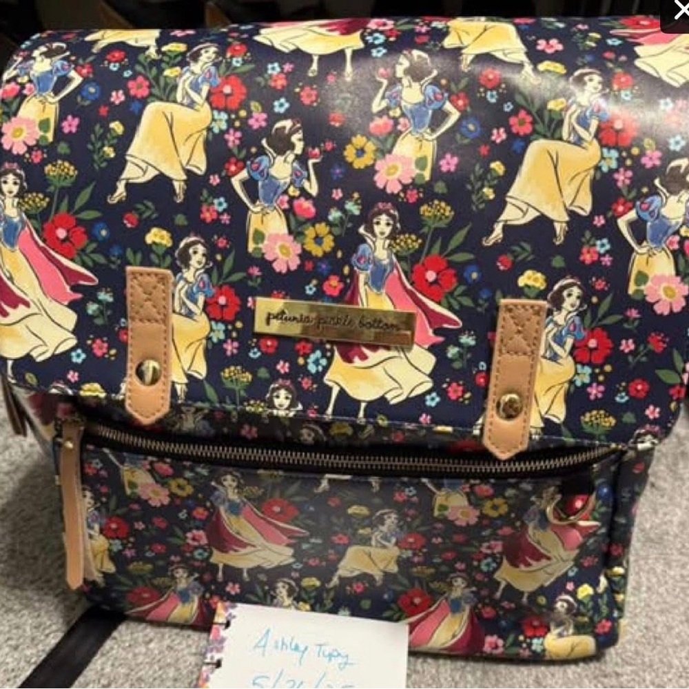Petunia Pickle Bottom Meta Backpack/Diaper bag in Snow White Print